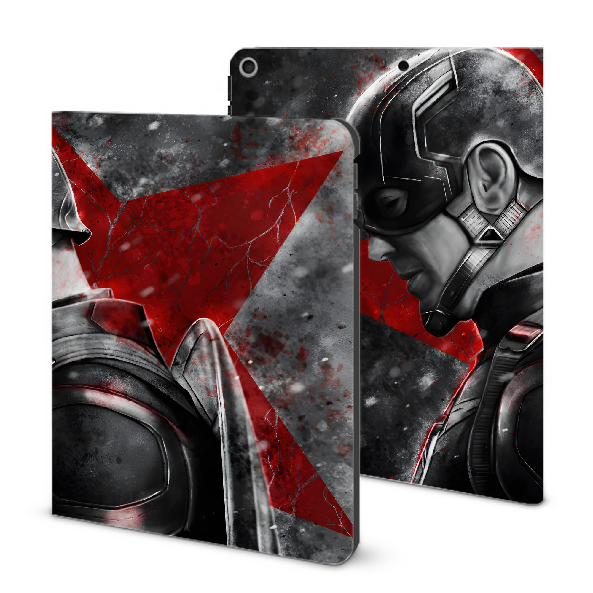 （画像用） アベンジャーズ The Avengers IPad ケース ブック型 PUレザー TPU 耐衝撃 軽量 薄型 ペン収納なし 全面保護 IPad 各モデル対応